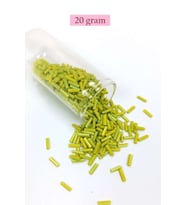 Uzun Boru Kesme Boncuk Çap 2mm Uzunluk 10 mm - 20 Gram - Yeşil - BNC243