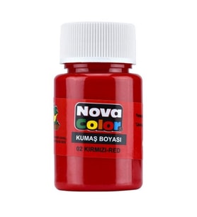 Nova Color Kumaş Boyası 35 Cc Kırmızı - 4 adet