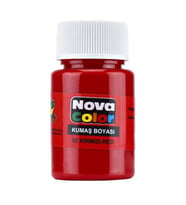 Nova Color Kumaş Boyası 35 Cc Kırmızı - 4 adet