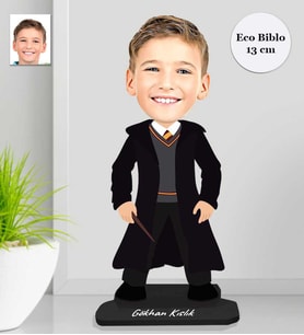 Kişiye Özel Çocuk Erkek Ahşap Eco Biblo -3