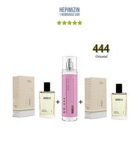 444 + 444 Kadın Parfüm Edp 50 ml Oriental + No: 444 Kadın Body Mist Edt 210 ml Oriental -Mnms444bmset
