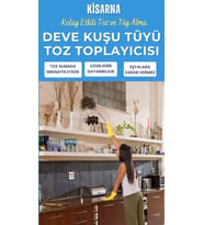 İşyeri Ev Vitrin Toz Alması Temizliği Doğal Kuş Tüyü Elektrostatik Uzun Boy Toz Alma Çubuğu