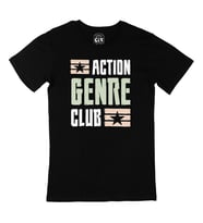 Action Genre Club Siyah Tişört