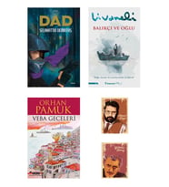 Selahattin Demirtaş Kitapları Dad - Veba Geceleri -balıkçı Ve Oğlu Zülfü Livaneli Defterli özel seti (Renksiz)