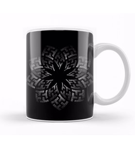 Sacred Geometry Sacred Symbol Kupa Bardak Porselen