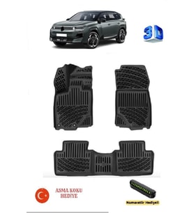 Citroen C5 Aircross (1.6 Phev) 2025 Sonrası Uyumlu 3D Havuzlu Paspas ASMA KOKU VE NUMARATÖR HEDİYELİ