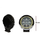 Space Offroad Sis Lambası 12 Ledli 60W-12-24V Nikel-Angel Takım / LASS253-NA