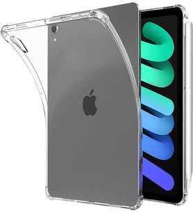 Apple iPad Air 4 10.9" Kılıf Kalem Bölemli Standlı Darbelere Dayanıklı Şeffaf Ka (Şeffaf Hologram)