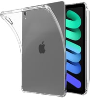 Apple iPad Air 4 10.9" Kılıf Kalem Bölemli Standlı Darbelere Dayanıklı Şeffaf Ka (Şeffaf Hologram)