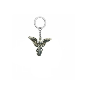 Kanatlı Seraph Figürlü Unisex Metal Anahtarlık – Spiritüel Koruma ve Mistik Enerji Temalı Aksesuar