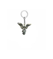 Kanatlı Seraph Figürlü Unisex Metal Anahtarlık – Spiritüel Koruma ve Mistik Enerji Temalı Aksesuar