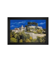 Manzara Temalı Kanvas Tablo 80 x 110 cm Siyah Çerçeve