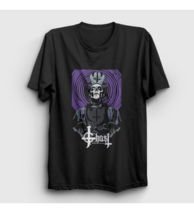 Presmono Unisex Siyah Robes Ghost T-Shirt 52356tt