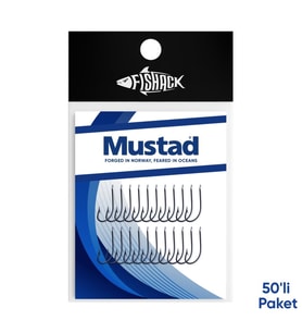 Olta İğnesi - Mustad - 2300 - Lacivert - No: 20 (50'li Paket)
