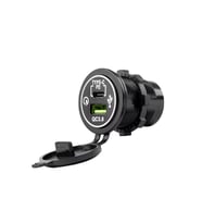 OTOMATİK USB GÜÇ SOKETİ YÜKSEK AKIMLI ÇİFT PANO TİP USB 3.0 + TYPE-C SOKET 12-24V  ARAÇ ŞARJ CİHAZI