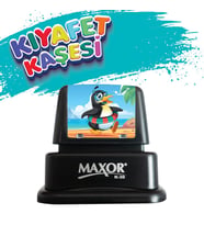 Kıyafet Kaşesi Penguen Temalı Öğrenci Kaşesi / Kıyafet Etiketi / Kumaş Kıyafet Kaşesi