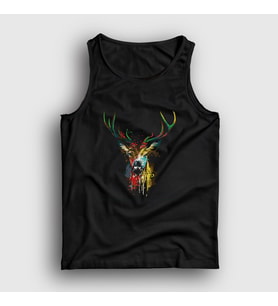 Presmono Unisex Siyah Colors Deer Geyik Atlet 370728tt