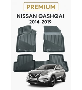 Nissan Qashqai 2014-2019 Uyumlu 3D Oto Paspas Premium