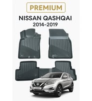 Nissan Qashqai 2014-2019 Uyumlu 3D Oto Paspas Premium