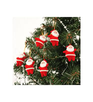 Yılbaşı Ağaç Süsü Noel Baba 6lı