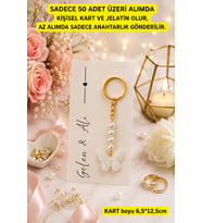 10 Adet Kelebek Anahtarlık - Nişan Hediye - Söz Hatıra - Mevlid, Nikah Doğumgünü Hediye