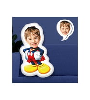 Kişiye Özel Fotoğraflı Mikey Mouse Yastık 115308 70 cm