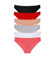 6 adet Süper Eko Set Likralı Kadın Slip Külot Renk 3