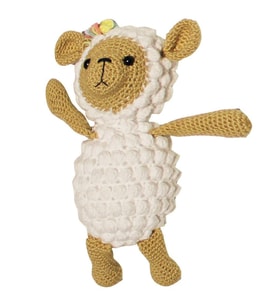 Çiçekli Sevimli Kuzu Amigurumi