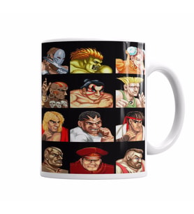 Personagens Street Fighter Kupa Bardak Porselen