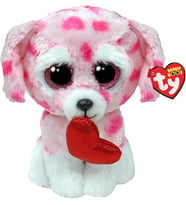 TY Beanie Boos Rory Kalpli Köpek 15 Cm (Pembe)