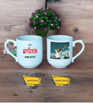 Optisyen Kupa Bardak Oval Fotoğraflı Tıp Bayramı Hediyesi Optisyenler Günü Hediyesi