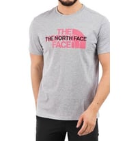 The North Face M S/S GRAPHIC TEE Erkek T-Shirt NF0A5IH1DYX1 (Gri)