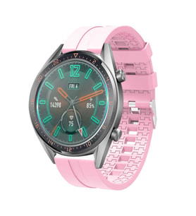 Huawei Watch GT 3 46mm KRD-23 Silikon Kordon (Pembe)