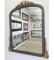 Ayna Denizi Lady Anthracite Gold Model Antrasit Altın Renk Dekoratif Ayna