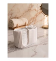 Modern Dekoratif Makyaj Pamuğu ve Kulak Çubuğu Organizeri, Banyo Düzeni