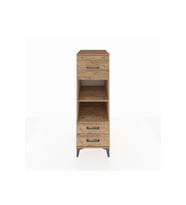 Kronos Dolap 2 Raflı 3 Çekmeceli 44x59x134 Çam-Çam