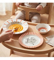 GÜRAL PORSELEN Eda 3 Parça Bone Porselen Mama Takımı 3622