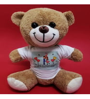 Dodes Tişörtlü Kahverengi Peluş Ayıcık