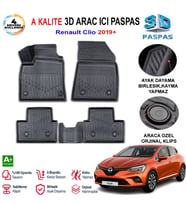 Renault Clio 3D Paspas Havuzlu Pro 2019 Sonrası