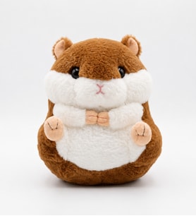 Sevimli Tombul Hamster Peluş Oyuncak - Ultra Yumuşak Dokulu Dekoratif Uyku ve Oyun Arkadaşı Sarılmalık Hediye Peluş Hamster