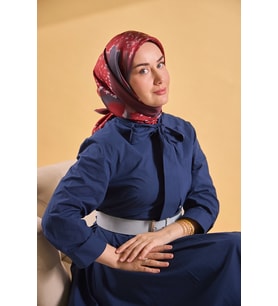 Silk Home Twill İpek Desenli Eşarp 11526