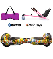 Citymate Elektrikli Kaykay Hoverboard Akıllı Denge 6.5 Inch + HoverKart + Çanta EXTREM PAKET D025