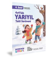 4. Sınıf 4x4’lük Yarıyıl Tatil Serüveni – Bilişsel Etkinlikler 2025 (Çok Renkli)