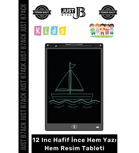 #YazıTableti 12 Inc Lcd Ekran Kalemli Dijital Çizim Tableti Yazı Tahtası Boyama Resim Akıllı Tablet