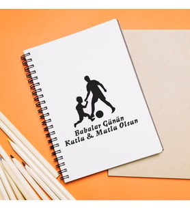Babalar Günü Tasarımlı Defter