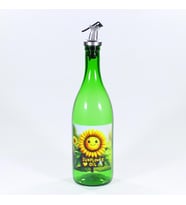 Yağdanlık Sosluk Sirkelik Ay Çiçek Animasyon Çimen Yeşili 750 ml Akıtıcılı