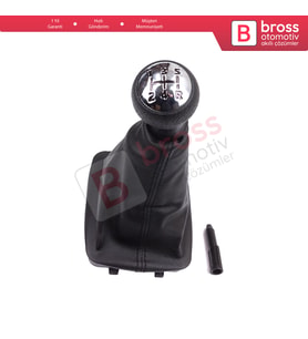 Peugeot 206 206+ İçin Siyah Vites Topuz KörükSeti 7588.PC