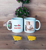 Fizyoterapist Kupa Bardak Beyaz Fotoğraflı Tıp Bayramı Hediyesi Fizyoterapistler Günü Hediyesi