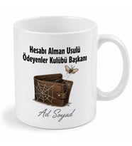 Cimri Arkadaşa Özel Hesabı Alman Usulü Ödeyenler Esprili Kupa Hediye Bardak