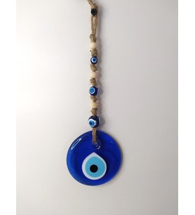Cam Nazar Kötü Göz Kovucu Hand Made Ağaç Duvar Dekorasyonu Hasır Nazarlık Duvar Ağaç Ev Süsü
